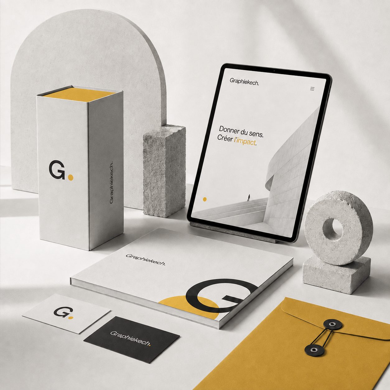 Création graphique et identité visuelle par le studio Graphiekech